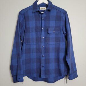 Checkered Blue Taylor Stitch Shirt Jacket